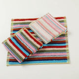 Tablecloth - Children's Towels - Mixed Colors - Super Absorbent - Kitchen Towels - Cotton Cleaning Cloths - 8 Pack (30 cm x 30 cm) - 45-Degree Angle