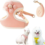 Dog Harness - Dog Harness - Dog Harness for Small Dogs - Anti-Pull Harness - Y-Shaped Harness - Pet Harness - Cat Escape Harness - Adjustable Harness for Small and Medium Dogs (Pink, Size S)