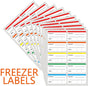 Frozen Food Labels - Writable Frozen Food Labels - Best Before Date Labels - Food Labels - Date Labels - 30 Images