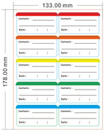 Frozen Food Labels - Writable Frozen Food Labels - Best Before Date Labels - Food Labels - Date Labels - 30 Images