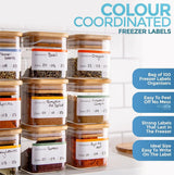 Frozen Food Labels - Writable Frozen Food Labels - Best Before Date Labels - Food Labels - Date Labels - 30 Images - Rear View