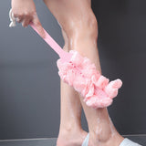 Bath Brush - Brush - Long Handle Bath Brush - Wavy Bath Brush - Bath Back Scrubber - Bath Brush - Bath Brush - Side View