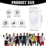 Elbow Pads - 1 Pair Arm Support Fitness Arm Knee Pads - Breathable Anti-Impact Sponge Elbow Pads - Suitable for Basketball, Football, Tandem Elbow Pads, Volleyball, White