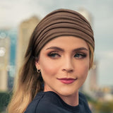 Wide Headbands for Women - Bohemian Style - 6-Pack - Oversized Turban Headbands - Scrunchies - Casual Wear - Sportswear - Cosmetics - Yoga Accessories