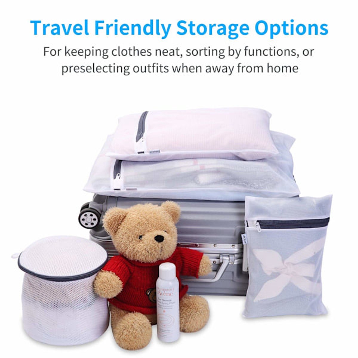 Laundry Bags - Two Sizes - Pack of 6