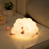 Night Light for Children - Night Light for Babies - Night Light for the Nursery - Chitchat Light - Sheep Night Light - Night Light for Adults - Timer - LED Dimmer - Child-Friendly