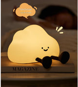 Night Light for Children - Night Light for Babies - Night Light for the Nursery - Chitchat Light - Sheep Night Light - Night Light for Adults - Timer - LED Dimmer - Child-Friendly - Front View