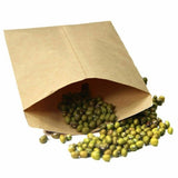 Seed Bags - 100 vintage kraft paper seed bags - Side View