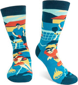 I'd Rather Be Playing Pickleball Socks - Funny Socks - Warm Thick Socks for Men and Women - Funny Socks Men 41 46 - Funny Socks - Funny Gifts for Women - Side View