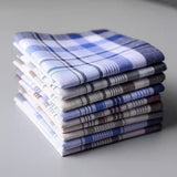 Handkerchiefs Pack of 10 - Men's Handkerchiefs - Cotton - Handkerchiefs 38cm x 38cm - 45-Degree Angle