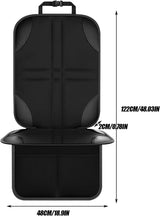 1 Car Seat Protector - Child Car Seat Cover - Car Interior Mat - Non-Slip Mat - Waterproof and Scratch-Resistant - Black