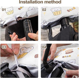 Cycling Gloves - Waterproof Gloves - Warm Gloves - Cycling Muffs - Scooter Gloves - Hand Warmers - Bicycle Accessories - Winter - Windproof （Black）
