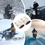 Cycling Gloves - Waterproof Gloves - Warm Gloves - Cycling Muffs - Scooter Gloves - Hand Warmers - Bicycle Accessories - Winter - Windproof （Black） - 45-Degree Angle