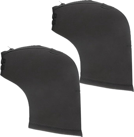 Cycling Gloves - 1 Pair - Extra Padded Cycling Gloves - Warm Gloves - Cycling Gloves - Scooter Gloves - Hand Warmers - Cycling Accessories - With Reflective Strips - Winter - Windproof - Waterproof - Black