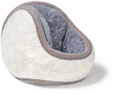 Earmuffs - Knitted Earmuffs - Earmuffs for Adults - Warm Earmuffs - Warm Winter Earmuffs - Foldable - Suitable for Outdoor Activities for Men and Women (White)