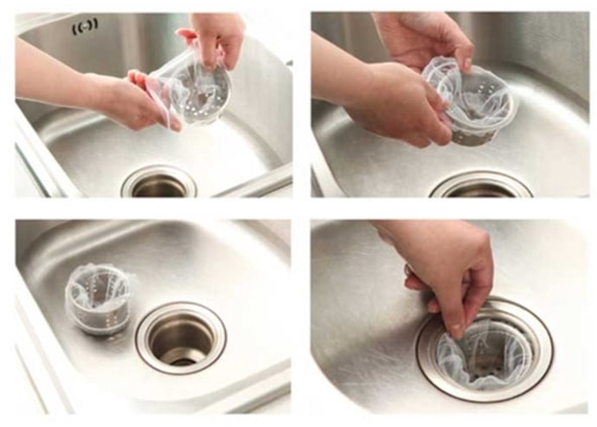 Drain and sink filter bags - Filter bags/filters - 100 pieces