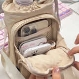 Crossbody Backpack - Water Bottle Umbrella Bag - Women's Crossbody Bag - Mini Bag - Handbag Shoulder Bag - Casual All-Match - Front View