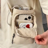 Crossbody Backpack - Water Bottle Umbrella Bag - Women's Crossbody Bag - Mini Bag - Handbag Shoulder Bag - Casual All-Match - Side View