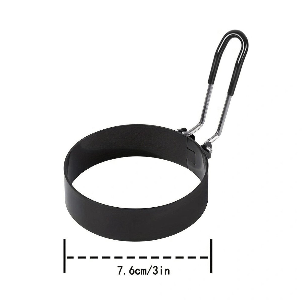 Four-Piece Round Egg Frying Set - Non-Stick Egg Rings - Egg Molds - Spring Roll Molds - Non-Stick Egg Rings - Leak-Proof Egg Molds