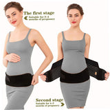 Abdominal Brace - Pregnancy - Black L - Side View