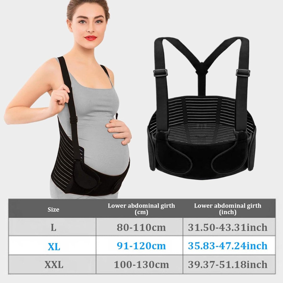 Abdominal Brace - Pregnancy - Black L