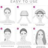 6-Pack Wig Caps - Black Elastic Wig Caps - Suitable for women, girls and children.