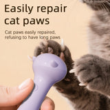 Electric Pet Nail File - Quiet & Safe Nail Trimmer for Dogs and Cats - Ergonomic Design - Safe Nail Filing - Compact and Easy to Use - Front View