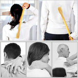 Wooden Back Massager - Manual Back Massager - For Body Relaxation - Relief of Discomfort and Itching (1 Piece)