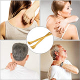 Wooden Back Massager - Manual Back Massager - For Body Relaxation - Relief of Discomfort and Itching (1 Piece) - 45-Degree Angle