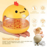 Incubator - Egg incubator | Incubator with a capacity of 4 eggs - with automatic temperature and humidity control - suitable for hatching eggs of chickens, ducks, geese, quails, parrots and other poultry - Rear View