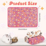 Pet Blankets - Washable 3-Pack Pet Cage Blankets - For Small Animals - Side View