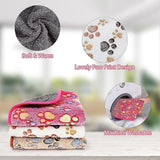 Pet Blankets - Washable 3-Pack Pet Cage Blankets - For Small Animals - Top-Down View