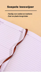 2026 Daily Planner – 2026 Adult Agenda – 1 Day on 1 Page – 365 Day Planner & Notebook – 14.0*20.8cm – Brown - 45-Degree Angle