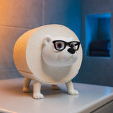 Toilet Roll Holder - Creative Toilet Roll Holder - Bathroom - Living Room - 1 pc. - Front View