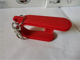 Car Seat Buckle Release Tool - Easily releases child seat buckles - Simple tool for parents, grandparents, and older children - Front View