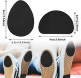 4 pairs of non-slip insoles - non-slip rubber insoles for soles - self-adhesive insoles - unisex insoles - noise-reducing sole pads - Front View