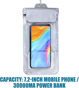 Phone Cases - Waterproof Phone Cases - Portable Phone Cases with Lanyard - Protective Phone Stand Cases - With Hole Design - Easy to Use - Suitable for Beaches, Travel and Cruises - Side View