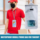 Phone Cases - Waterproof Phone Cases - Portable Phone Cases with Lanyard - Protective Phone Stand Cases - With Hole Design - Easy to Use - Suitable for Beaches, Travel and Cruises - 45-Degree Angle