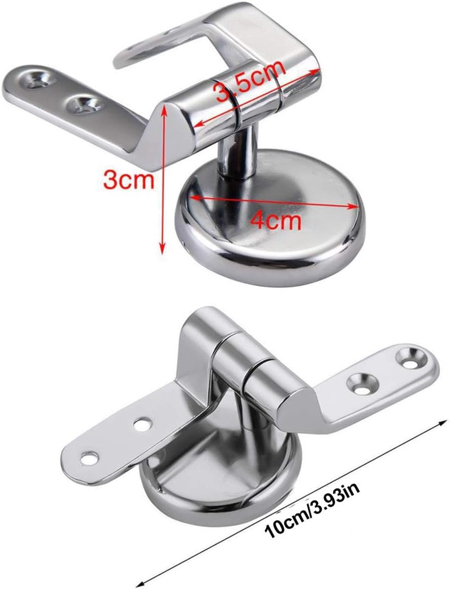 Replacement hinge for gold toilet seat - Toilet accessories - Bathroom accessories - For wood - Resin | - MDF toilet seat - Including accessories