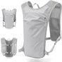 Sports Vest - Cycling - Running - Hiking - Breathable Cycling Cross-Country Marathon Hydration Bag Backpack - Gray