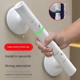 Shower Handle with Suction Cup Bathroom - Suitable for shower and toilet - Moisture-resistant - Non-slip - Safety handle - Removable - Wall bracket - Handle for the elderly and children - 35 CM - 45-Degree Angle