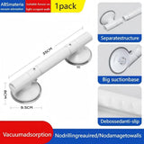 Shower Handle with Suction Cup Bathroom - Suitable for shower and toilet - Moisture-resistant - Non-slip - Safety handle - Removable - Wall bracket - Handle for the elderly and children - 35 CM - Close-Up Angle