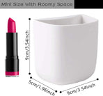 Pencil Holder - Self-Adhesive Wall Pencil Holder - Highlighter - Writing Tool Organizer - Storage - Whiteboard - Home Office - White - Set of 2