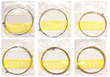 Guitar Strings - 6 Strings - Rust Resistant and Durable - Clear Tone - Folk Guitar Strings - Folk Guitar Steel Strings (Copper Strings) - Side View