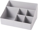 Makeup Storage Box - Thick Square Makeup Box with Multiple Grids - Multifunctional Storage Box for Office - Cosmetics Storage Box