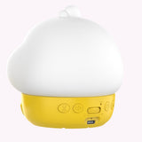 Night Light for Kids - Duck-Shaped Night Light - Temperature Display - RGB Color Change - Wake-Up Timer - Bedroom Desk Lamp - Silicone Baby Night Light - 45-Degree Angle