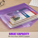A4 folders - Buttons - Colored envelopes - Pack of 10 - Front View