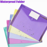 A4 folders - Buttons - Colored envelopes - Pack of 10