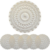 Restaurant placemats - round - 6-pack