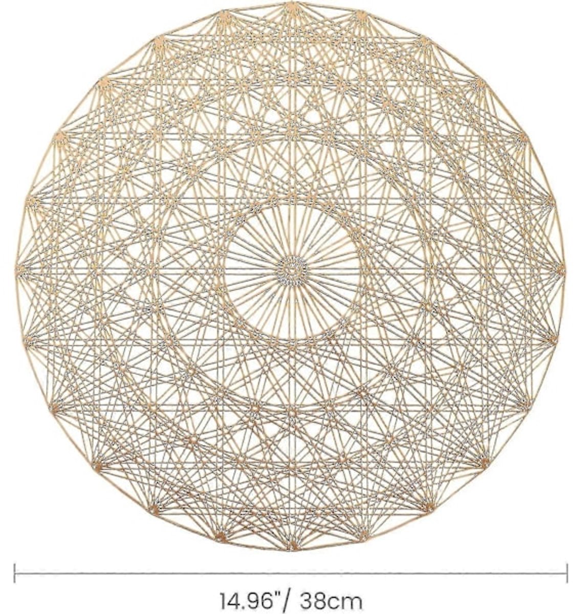Restaurant placemats - round - 6-pack